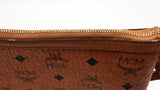 Mcm Liz Shopper Tote Pouch In Cognac Visetos Coated Canvas Fw0426lrzdu
