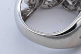 1.41cttw Diamond Ring In 10k White Gold 15.5 Grams Size 8.5 Eb0826cxzde