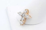1.25cttw Diamond Cross Pendant In 14k Yellow Gold Grams Eb0826irxde