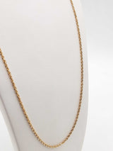 14k Yellow Gold 6.5g Rope Chain 24 In Do1224wrxde