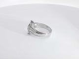 .84ctw Diamonds 14k White Gold 6.2 Grams Ring Size 10 Sd0725worsa