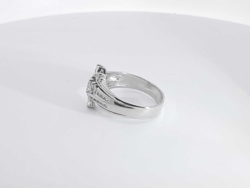 .84ctw Diamonds 14k White Gold 6.2 Grams Ring Size 10 Sd0725worsa