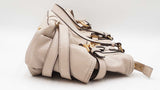 Michael Kors Hamilton White Pebbled Leather Satchel Bag Sd0326ozd7