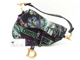 Christian Dior Limited Edition Saddle Bag In Toile De Juoy Voyage Fw0826loxzdu