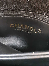 Chanel Black Tweed Bijoux Chain Flap Bag Eb0226wwxzde