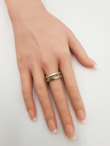 0.27 Cttw Diamond Wedding Band In 10k Yellow Gold 5.5 Grams Size 7.5 Fw0526ocrdu