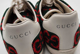 Gucci Gg Green & Red Terry Cloth Ace Sneakers Size 37 Eb0726oxzsa