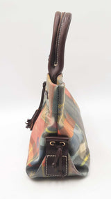 Dooney & Bourke Plaid Madras Small Tassel Tote Bag Sd1125ordu