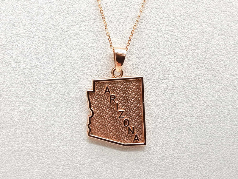 10k Rose Gold 2.9g Arizona Pendant Chain 16 In Do1024irde