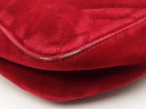 Gucci Hibiscus Red Velvet Marmont Matelasse Crossbody Eb0726oxzdu