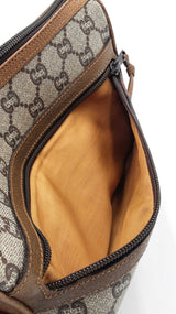 Gucci Plus Clutch Cosmetic Bag In Gg Supreme Coated Canvas Fw1026rxdu