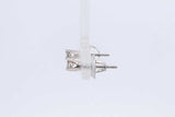 0.2cttw Diamond Stud Screwback Earrings In 14k White Gold 0.7 Grams Eb0626cxdu