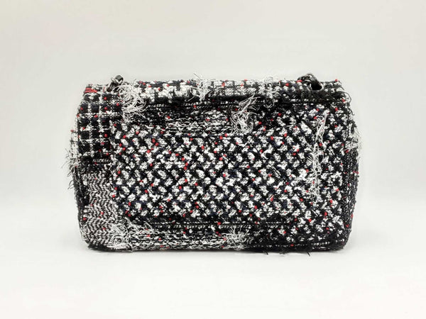 Chanel Classic Jumbo Flap Bag In Multicolor Tweed Fw0325przxdu