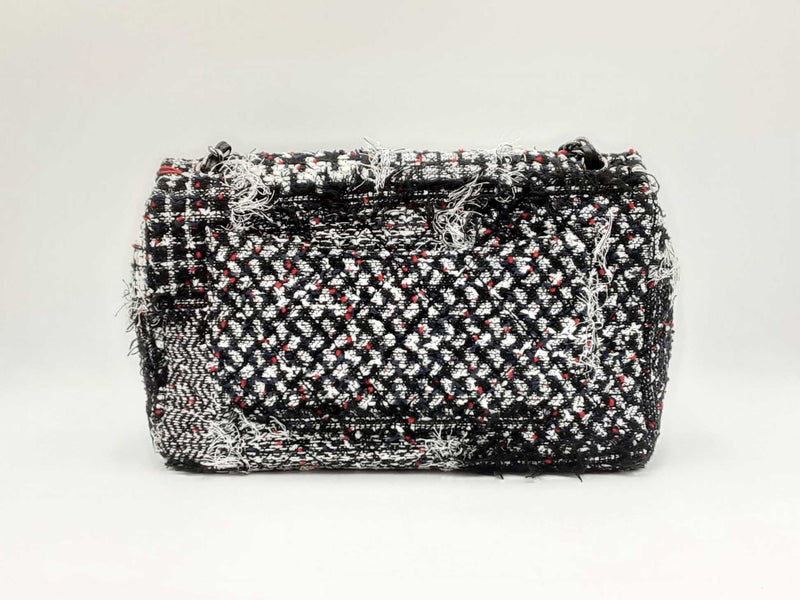 Chanel Classic Jumbo Flap Bag In Multicolor Tweed Fw0325przxdu