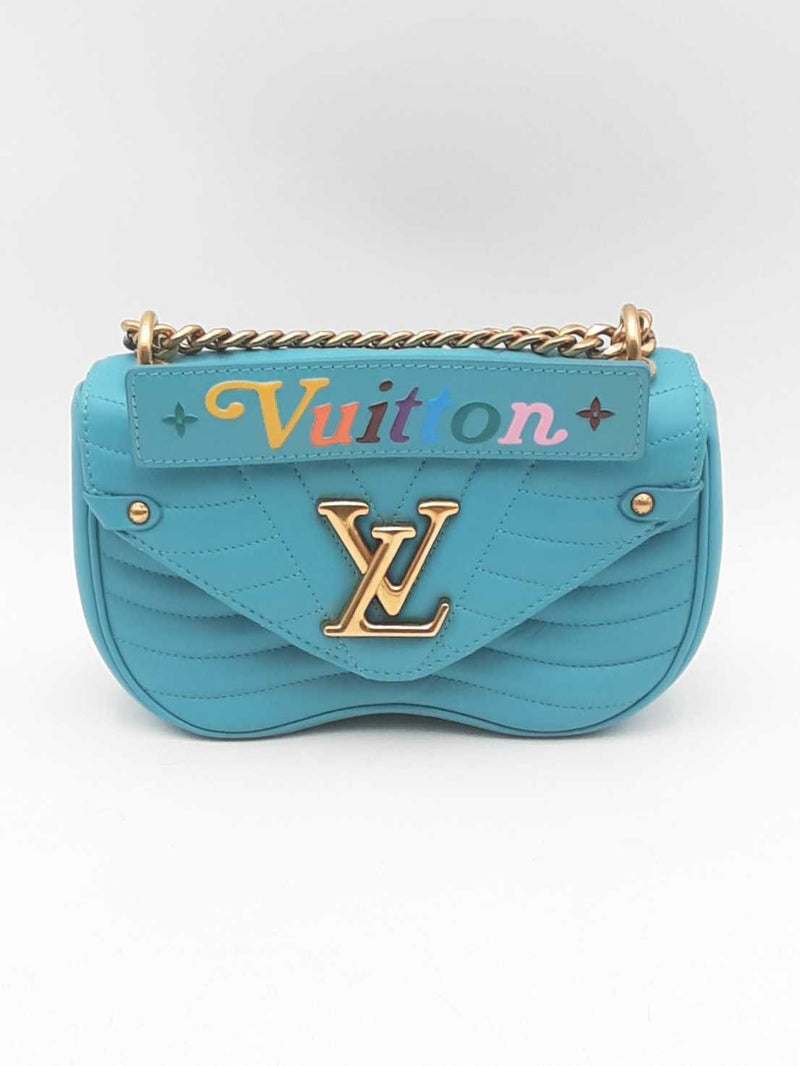 Louis Vuitton Malibu Green Calfskin Nu Wave Chain Shoulder Bag Sd0325exzsa