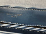 Yves Saint Laurent Loulou Toy Bag In Quilted Denim Blue Leather Fw0926wrxdu