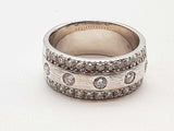 1.00 Cttw Lab Grown Diamonds 0.925 Sterling Silver 6.8g Ring Size 7 Do0625lopde