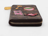 Louis Vuitton Monogram Long Patches Zippy Wallet Brown Aa0726orzsa