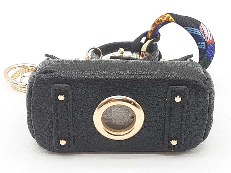 Black Doggie Bag Holder Mini Bag Charm Do0825cde
