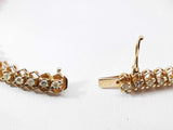 1.14 Cttw Diamond & 14k Yellow Gold Hexagon Link Tennis Bracelet 12.7 Grams 7 Inch Fw0726exzdu