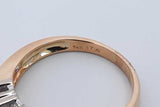 0.78ctw Diamond Ring In 14k Yellow Gold 4.5 Grams Size 8.5 Eb0325porsa