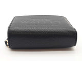 Marc Jacobs The Wallet Black Leather Bifold Zipper Wallet Do0426lrde