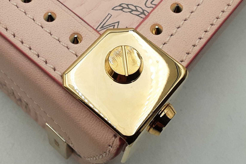 Mcm Berlin Crossbody Bag In Pink Visetos Aa0225rxzsa