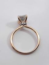 2.60 Ct Lab-grown Diamond & 14k Gold Ring With Cert 2.6 Gram Size 7 Fw0326sxzdu