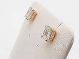 1.7 Cttw Lab Grown Diamonds 14k Yg 1.6g Screw Back Stud Earrings Do0726wrxde