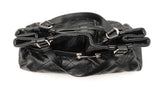 Chanel Mademoiselle Door Latch Tote In Diamond-quilted Black Leather Fw0925rxzdu