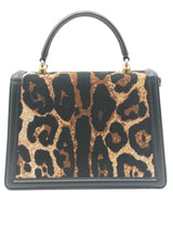 Dolce & Gabbana Devotion Leopard Print Top Handle Bag Eb1125ixzdu