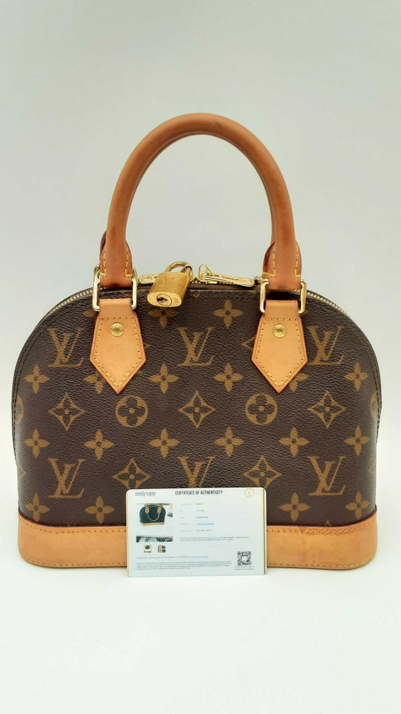 Louis Vuitton Monogram Alma Bb Top Handle Bag Fw1124lrxdu