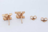 Louis Vuitton Lv Iconic Gold Tone Stud Earrings Eb0726lcrde