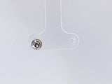 0.25 Cttw Diamond Screwback Single Stud Earring .30 Grams Aa0725szsa