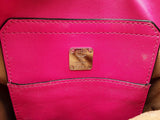 Mcm Studded Pink Leather Bucket Bag Sd0726crdu