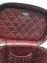 Chanel Quilted Black Leather Vanity Case Eb0626loxzde