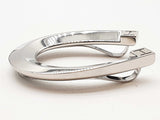 Hermes Luck Horseshoe Stainless Steel Money Clip Do0225lrxde