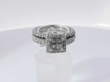 1.70 Cttw Diamond 14k White Gold Ring 8.5 Grams Size 7 Aa1025irzsa