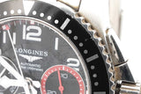 Longines Hydroconquest 41mm Automatic Chronograph Stainless Watch Eb0526pxzsa