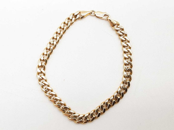 14k Yellow Gold 19g 8 Inch Cuban Link Bracelet Lhirxde 144020006637