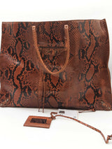 Balenciaga Python Papier A4 Tote Bag Eb0326erxde