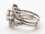 1.24 Cttw Natural Diamonds White Gold 9.1g Ring Size 7.25 Do0126lcxzde