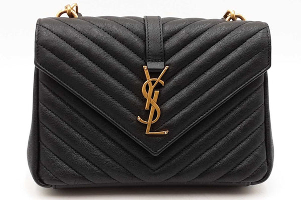 Yves Saint Laurent College Quilted Leather Top Handle Bag Eb1125rxzdu