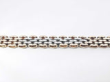 0.38 Cttw Diamond & 14k Yellow Panther Link Bracelet 20.5g 7 Inch Fw0826llcrdu