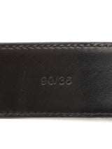 Versace Medusa Gold-tone Buckle With Black Leather Belt Size 90|36 Fw0825crdu