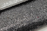 Jimmy Choo Metallic Silver Glitter Reese Clutch Eb0726crde