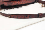 Brahmin Two Tone Croc Embossed Leather Crossbody Bag Eb0226pxsa
