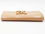Louis Vuitton Vernis Leather Louise Clutch Beige Aa0126wzxsa