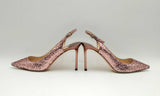 Jimmy Choo Candy Floss Erin 85 Sequin Heels Size 38 Hs0823ozxsa