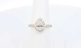 14k Yellow Gold Lab Grown Pear Shape Diamond Ring Size 6.25 Ebixzdu 144030003403